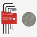 Wiha 35392 5 Piece Mini L-key Short Hex Metric Set 
