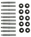 Tom Exhaust Manifold Stud Kit Fits 1997-2014 Ford E-350 E-450 Super Duty Expedition E-150 F-250 F-350 For Lincolntown Car 