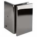 Polished Chrome Geneva Series Wall Mount Bracket For 5 16 In To 2 Glass Solid Brass Ge90sch 3 X 1 8 
