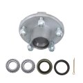 Galvanized 5 On 4 Inch Trailer Hub Bearing Kit Suitable For 2000lbs And 1 Spindle 