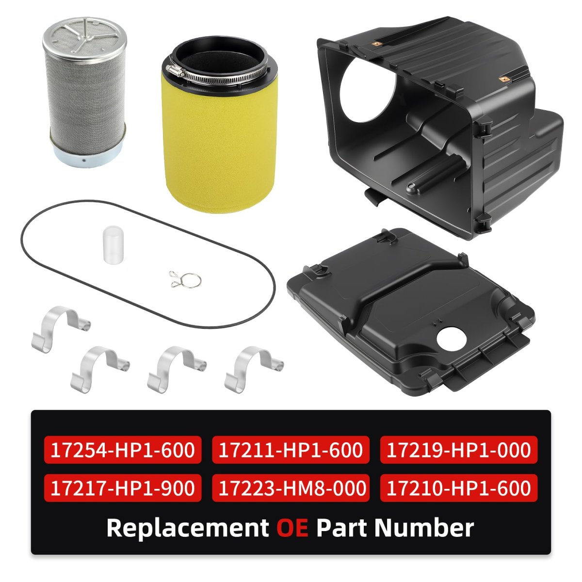 Air Filter Guide Box Cover Assembly For Honda 2006-2014 Trx450r Er 17210-hp1-600