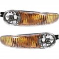 Carlights360 For 2002-2007 Gmc Sierra 1500 Turn Signal Parking Light Side Marker Driver And Passenger Side Pair Dot Certified 