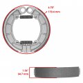 Caltric Rear Brake Shoes Compatible With Kawasaki Kvf400 Kvf-400 Prairie 400 4x4 1997-2002