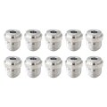 10pcs An8 8an Aluminum Straight Alloy Weld Bungs Adapter Fitting Bung Hose
