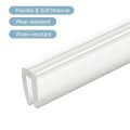 Uxcell U Channel Edge Trim 4 9ft Length Rubber Guard Seal Strip Protector Fit For 1-2mm 9 32 W X 5 H Clear