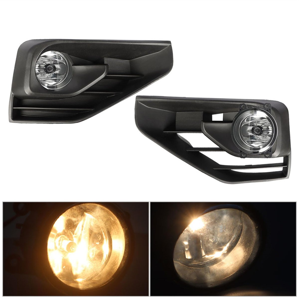 2-pack Fog Lights Assembly With Bulbs Switch Wiring Kit Replacement For 2017-2019 Pathfinder