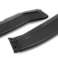 Auto Dynasty 5pcs Low Profile Car Front Bumper Lip With Side Canards Compatible Chevrolet Corvette 14-19 Matte Black