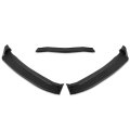 Auto Dynasty 5pcs Low Profile Car Front Bumper Lip With Side Canards Compatible Chevrolet Corvette 14-19 Matte Black