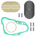 Caltric Clutch Friction Steel Plates Gasket Kit Compatible With Suzuki Dr-z400 Drz400 E S Sm 2000-2019