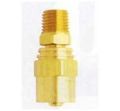 1 4 In Reusable Hose End With Brass Fittings Male Mis-617 