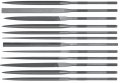 Grobet Swiss Pattern Needle Files 6-1 4 Inch Cut 2 Set Of 12 
