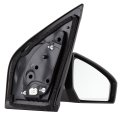 Black Right Side Mirror Fit For 2007-2012 Nissan Sentra Smooth Glass Non-folding Non-heated