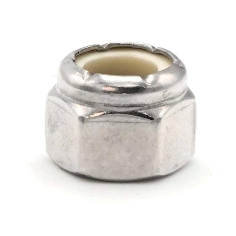 Nylon Insert Hex Lock Nuts 304 Stainless Steel 12-24 Qty 100