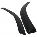 Window Visors For 2014 2023 Mitsubishi Mirage Hatchback Slim Style Smoke Tinted Acrylic Rain Guards 4 Piece Set Tape On
