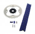 Fits Honda 400ex Trx400ex 520-94 Blue O Ring Chain Sprocket Silver 13 38