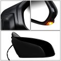To1321367 Factory Style Passenger Right Side Mirror Manual Folding Power Adjust Heated Glass Turn Signal Compatible With Toyota