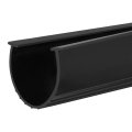 20 Feet Garage Door Seal Bottom Weather U Shape Rubber Stripping For Weatherproofing Buffering Replacement Overhead Black