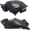 Mercedes-benz C300 Splash Guard Fender Liner 2012 2013 2014 Driver And Passenger Side Pair Set Front For Mb1248173 Mb1249173 