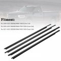 Topteng Weatherstrip Window Seal Belt For Dodge Ram 1500 2009-2021 2500 3500 2010-2021 4500 5500 2011-2021 55112376ah