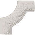 Ekena Millwork Pml06x06su Sussex Floral Panel Molding Corner 6-inch X 1 7 8-inch 