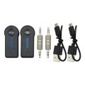 Usonline911 2pcs Universal Bluetooth Audio Receiver 3 5mm Aux Stereo Music Home Car Adapter For Laptop And Pc With 2 1 Above