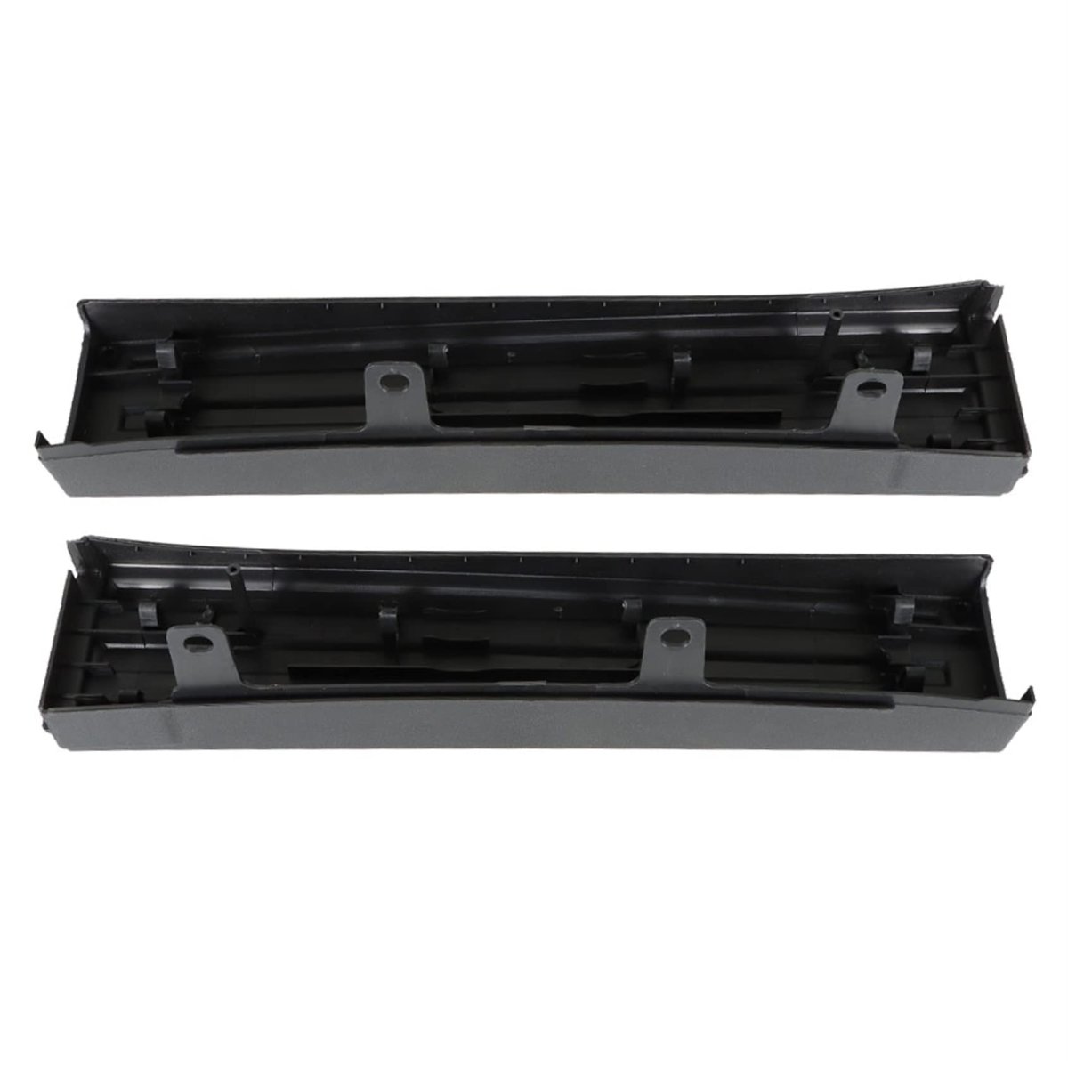 3pcs Step Flexible Tailgate Protector Trim Molding Cap Replacement For 2009 2010 2011 2012 2013 2014 F150 Black
