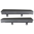 3pcs Step Flexible Tailgate Protector Trim Molding Cap Replacement For 2009 2010 2011 2012 2013 2014 F150 Black