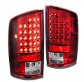 Led Tail Brake Lights Rear Lamps Red Clear For 2002-2006 Dodge Ram 1500 2003-2006 2500 3500 
