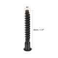 20pcs M5x40mm Hex Socket Countersunk Head Self Tapping Connecting Screws Carbon Steel Furniture Confirmat Screw Black