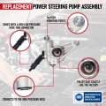 Power Steering Pump Compatible With Honda Acura Vehicles 2005-2008 Pilot 2005 2006 2007 2008 2009 2010 Odyssey 2007-2013 Mdx