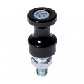 Anzios Black Aluminum Offroad Winch Line Hook Holder Stand Steel Bolt 10mm Self-centers Fit 3 8 1 2 Clevis Slip Half-linked