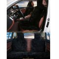 Lkxharleya Australian Sheepskin Car Seat Covers Luxury Furry Auto Winter Warm Front Cover Universal Fit Suv Truck Sedan