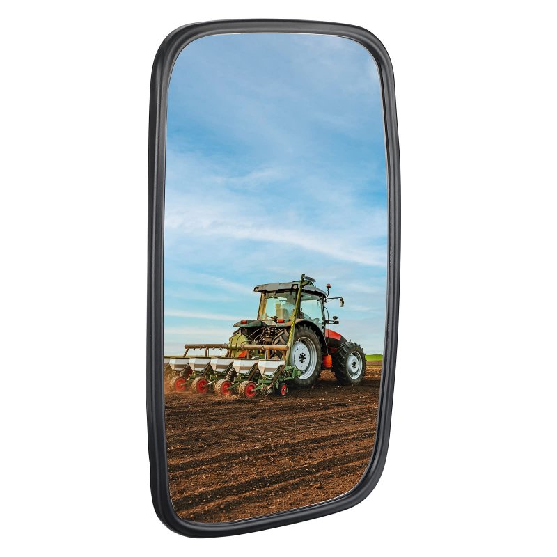 Tractor Mirror For Loader Excavator Farm 7 9 In X 13 Convex Replacement Side John Deere Case Ih Agco New Holland