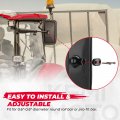 Tractor Mirror For Loader Excavator Farm 7 9 In X 13 Convex Replacement Side John Deere Case Ih Agco New Holland