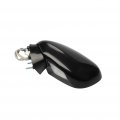 Ocpty Black Driver Side View Mirror Smooth With Power Adjustment Heated Puddle Lamp Manual Folding Compatible For 2006-2008