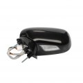 Black Driver Side View Mirror Smooth With Power Adjustment Heated Puddle Lamp Manual Folding Compatible For 2006-2008 Is350