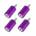 X Autohaux Car Front Hood Vent Spacer Riser Aluminum Alloy Engine Kit Replacement For 6mm Motor Purple