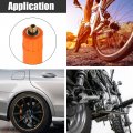 X Autohaux 60cm Tire Inflator Extension Hose With Metal Lock Chuck Adapter Convert To On Connection Air Pump Tube Valve Pipe