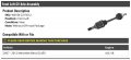 Front Left Driver Side Cv Axle Assembly Compatible With 2007-2012 Mercedes Benz Gl450 4 6l V8 Without Off-road Package