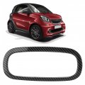 Air Conditioning Button Trim Carbon Fiber Style Cd Panel Cover Trims Replacement For Smart Fortwo Forfour 453 2015-2021