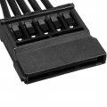 Uxcell 6 Pin To 3 Sata Power Receptacle Y Splitter Adapter Cable Hard Drive