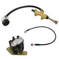 Rear Brake Master Cylinder Caliper With Hose Assy Replacement For Blaster 200 2003-2006 5vm-2583v-00-00 1uy-w0057-50-00 