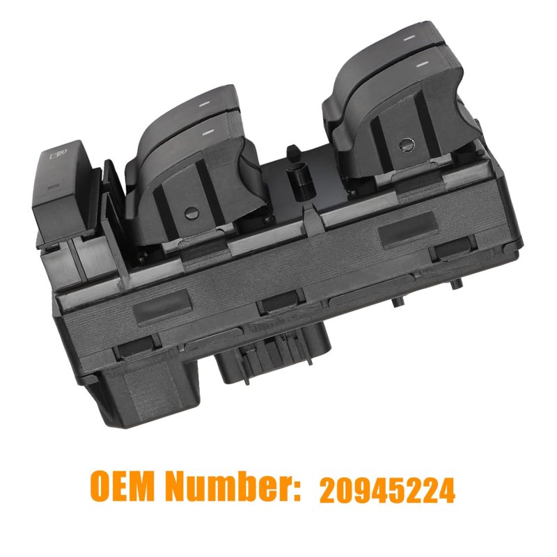 Tinjo Power Window Control Switch Fit For 2007-2016 Gmc Acadia Replace 20945224 901990 Front Left Driver Side Master Button