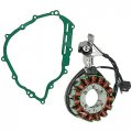 Caltric Stator And Gasket Compatible With Yamaha Rhino 700 Yxr700f 4x4 Fi Ducks Unlimited 2008 2009
