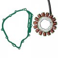Caltric Stator And Gasket Compatible With Yamaha Rhino 700 Yxr700f 4x4 Fi Ducks Unlimited 2008 2009