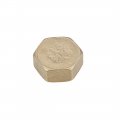 Brass Cap G3 4 Female Pipe Fitting Hex Compression Stop Valve Connector 13x30mm 