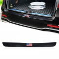Car Trunk Anti Scratch Strip 35 43 In X 2 75 Pvc American Flag Black Edge Protective Sticker Self Adhesive Decorative 