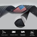 Car Trunk Anti Scratch Strip 35 43 In X 2 75 Pvc American Flag Black Edge Protective Sticker Self Adhesive Decorative