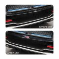 Car Trunk Anti Scratch Strip 35 43 In X 2 75 Pvc American Flag Black Edge Protective Sticker Self Adhesive Decorative