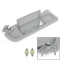 Ocpty Sun Visor Fit 2006-2011 For Honda Civic Without Sunroof Left Driver Side Gray 
